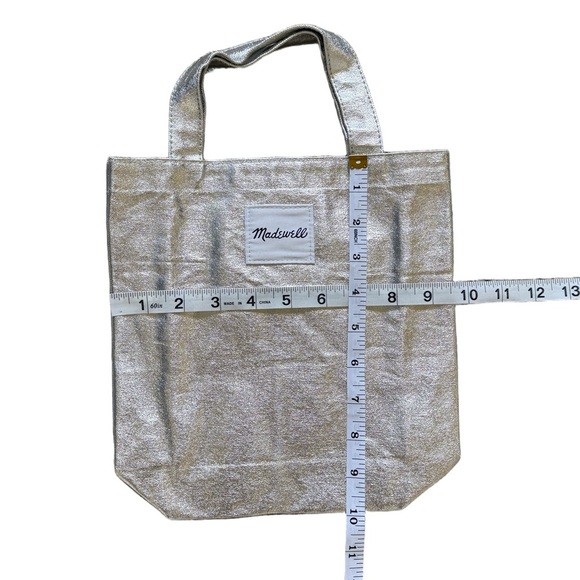 NWT Madewell Reusable Silver Tote Bag | OS - Picture 3 of 3